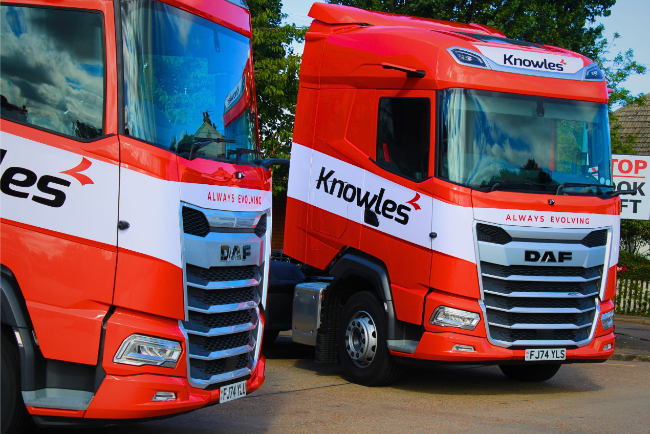 Two Knowles lorries parked up